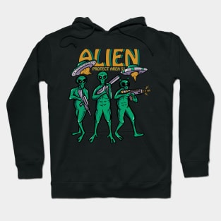 Alien Protect Area 51 Hoodie